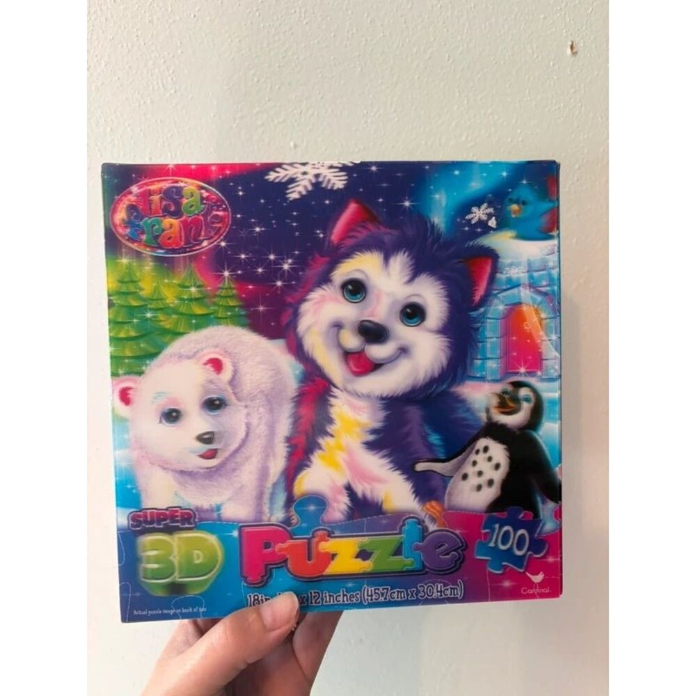 Lisa frank 3d 100 piece puzzle